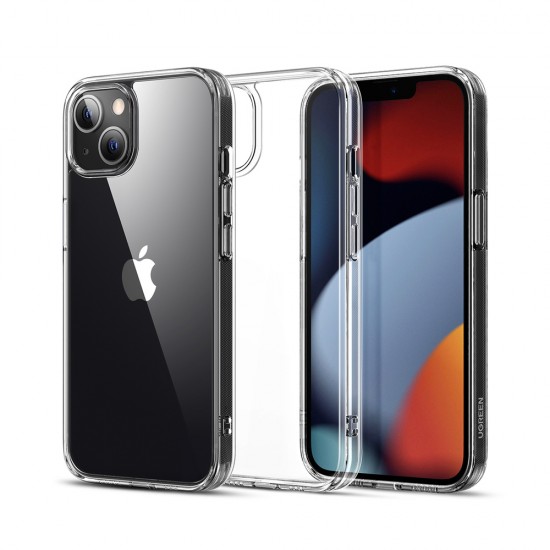 Ugreen Protective Fusion Case Hard Cover with Gel Frame for iPhone 13 Transparent (90178)