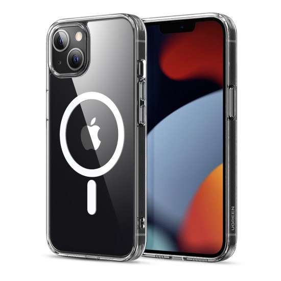 Ugreen Protective Magnetic Case Magnetic Gel Case for iPhone 13 transparent (MagSafe compatible) (90131)