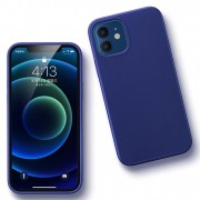 Ugreen Protective Silicone Case Soft Flexible Rubber Cover for iPhone 12 Pro / iPhone 12 navy blue (20455)