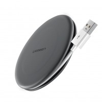 Ugreen Qi wireless charger 10 W + USB cable gray (60278)