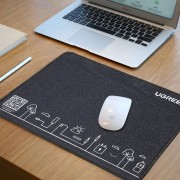 Ugreen Silicone gel mouse pad Small size: 260 x 200 x 2 mm blue (10322)