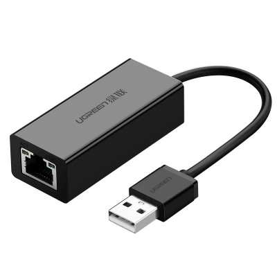 Ugreen USB 2.0 100 Mbps Ethernet external network adapter black (CR110 20254)