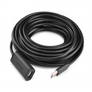 Ugreen USB 2.0 (female) - USB (male) Active Repeater Extension Cable with Chipset 5 m black (US121 10319)