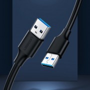 Ugreen USB 2.0 (male) - USB 2.0 (male) cable 0,25 m black (US128 10307)