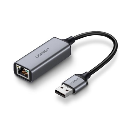 Ugreen USB 3.2 Gen 1 1000 Mbps Gigabit Ethernet external network adapter gray (CM209 50922)