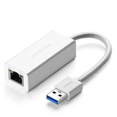 Ugreen USB 3.2 Gen 1 1000 Mbps Gigabit Ethernet external network adapter white (CR111 20255)