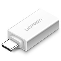 Ugreen USB 3.2 Gen 1 (female) - USB Typ C (male) OTG adapter white (30155)