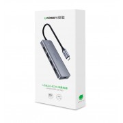 Ugreen USB - 4x USB 3.2 Gen 1 HUB with micro USB power port gray (CM219 70336)