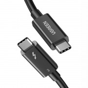 Ugreen USB Typ C - USB Typ C (Thunderbolt 3 - 40 Gbps / USB 3.2 Gen 2) cable Quick Charge Power Delivery 100 W 5 A 0,5 m black (US341 80324)