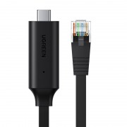 Ugreen USB Typ C to RJ45 Console Flat Cable 1,5m black (80186 CM204)