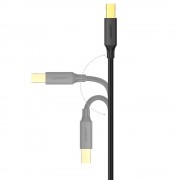 Ugreen USB Type B printer cable (male) - USB 2.0 (male) 480 Mbps 1 m black (US135 20846)
