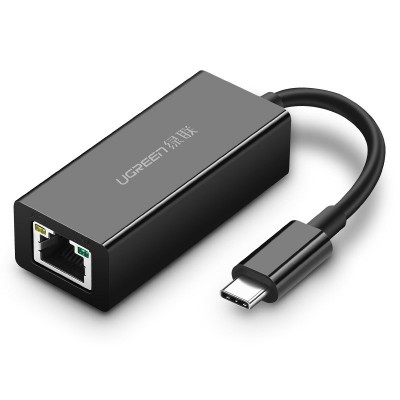 Ugreen USB Type C 1000Mbps Gigabit external network adapter black (50307)
