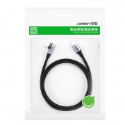 Ugreen USB Type C - USB Type C angled cable Power Delivery 60 W 20 V 3 A 1 m black and gray (US255 50123)