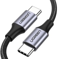 Ugreen USB Type C - USB Type C cable Quick Charge 480 Mbps 60 W 3 A 1 m black and gray (US261 50150)