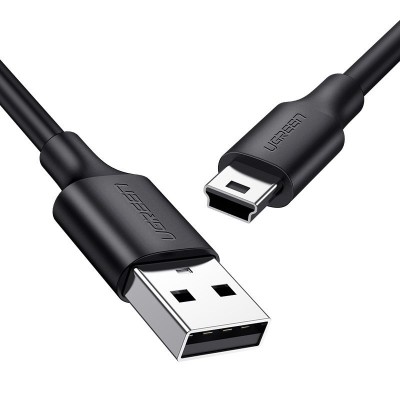 Ugreen USB - mini USB cable 480 Mbps 1 m black (US132 10355)
