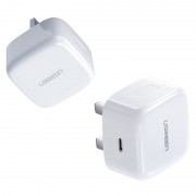 Ugreen USB wall charger Type C Power Delivery 3.0 Quick Charge 4.0 20W 3A (UK plug) white (CD137)