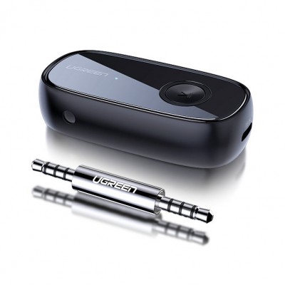 Ugreen Wireless Bluetooth audio adapter AUX aptX mini jack reciver black (70304)