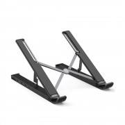 Ugreen X-Kit Laptop Stand Docking Station USB Type C HUB - 2x USB 3.2 Gen 1 / HDMI 4K 30 Hz 3D / SD i microSD card reader black (80551)