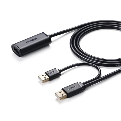 Ugreen active extension USB 2.0 cable 5m black (US137)