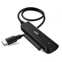Ugreen adapter converter HDD SSD 2,5' SATA III 3.0 - USB Typ C 3.2 Gen 1 (SuperSpeed USB 5 Gbps) black (70610 CM321)