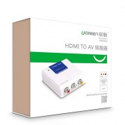 Ugreen adapter converter HDMI - AV (RCA) white (40223)