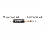 Ugreen adapter from 2,5 mm micro jack (female) to 3,5 mm mini jack (male) black (20502)