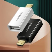 Ugreen adapter micro USB adapter - USB 2.0 OTG white (US195)