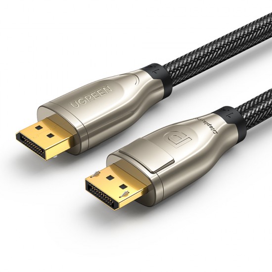 Ugreen cable, DisplayPort 1.4 cable, 1m gray (DP112)
