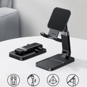 Ugreen desk telescopic stand foldable phone holder tablet black (LP427)