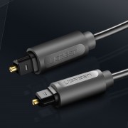Ugreen digital optical audio fiber cable 1 m Toslink SPDIF gray (10768)