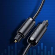 Ugreen digital optical audio fiber cable 1 m Toslink SPDIF gray (70890)