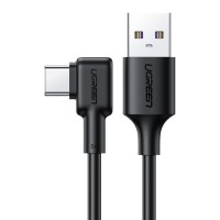 Ugreen elbow USB - USB Typ C cable 5 A Quick Charge 3.0 SCP FCP 2 m black (20104 US307)