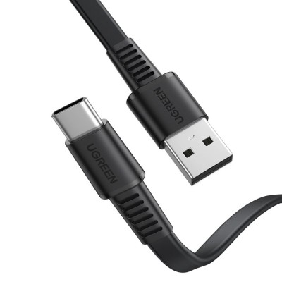 Ugreen flat USB - USB Type C Quick Charge cable 3 A 1 m black (US332 10972)