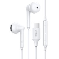 Ugreen in -ear USB Type C headphones with remote and microphone white (EP101 60700)