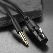 Ugreen microphone cable XLR (female) - 6,35 mm jack (male) 1 m (AV131)