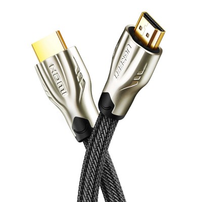 Ugreen nylon braid HDMI cable 19 pin 1.4v 4K 60Hz 3D 30AWG 5m golden (11193)