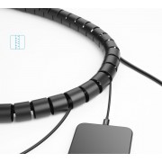 Ugreen spiral tube cable organizer 1,5m black (30818)
