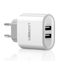 Ugreen wall charger 2x USB 3,4 A white (CD104 20384)