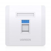 Ugreen wall socket internet LAN RJ45 86 mm x 86 mm white (80180 NW144)