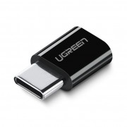 Ugren micro USB to USB Type C adapter black (30391)