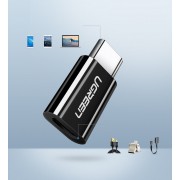 Ugren micro USB to USB Type C adapter white (30154)