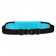 Ultimate Running Belt with bottle holder and headphone outlet blue