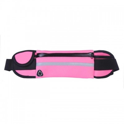 Ultimate Running Belt with bottle holder and headphone outlet rose