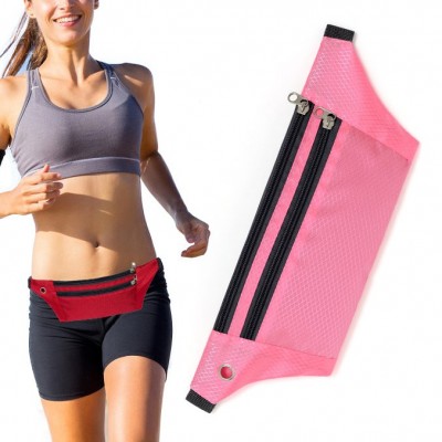 Ultimate Running Belt with headphone outlet  pink