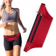 Ultimate Running Belt with headphone outlet  red