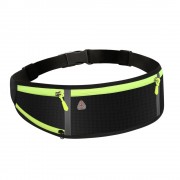 Ultimate reflective stripe Running Belt with headphone outlet 4-pocket Purple