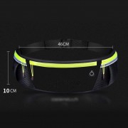 Ultimate reflective stripe Running Belt with headphone outlet blue