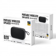WK Design portable wireless Bluetooth 5.0 black (D20)