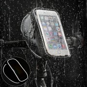 Wozinsky Bicycle Front Frame Handlebar Bag Touch Screen Phone Holder 6,5 inch 0,9L black (WBB4BK)