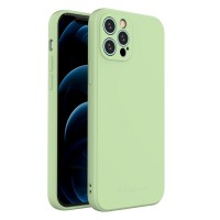 Wozinsky Color Case silicone flexible durable case iPhone 12 Pro green